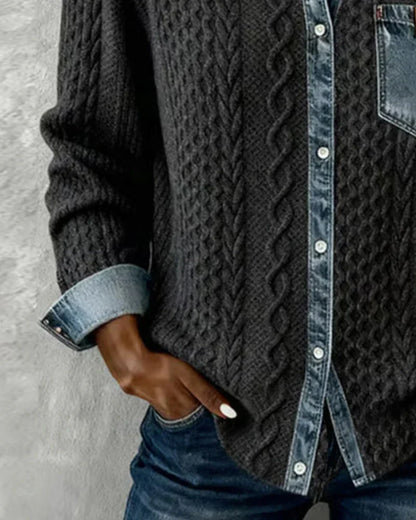 Simone - Chemise en jean audacieuse