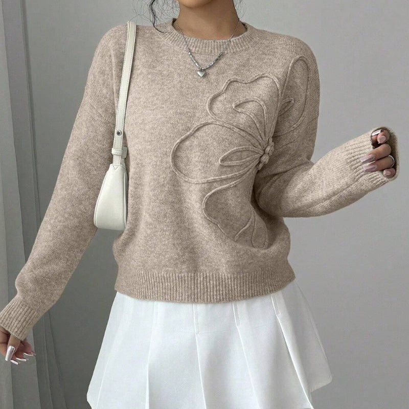 Selvianora - Pull élégant à motif papillon