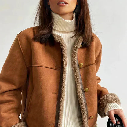 Rosa - Veste Chic En Mouton