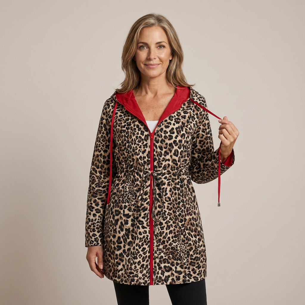 Léa - Manteau Léopard Élégant
