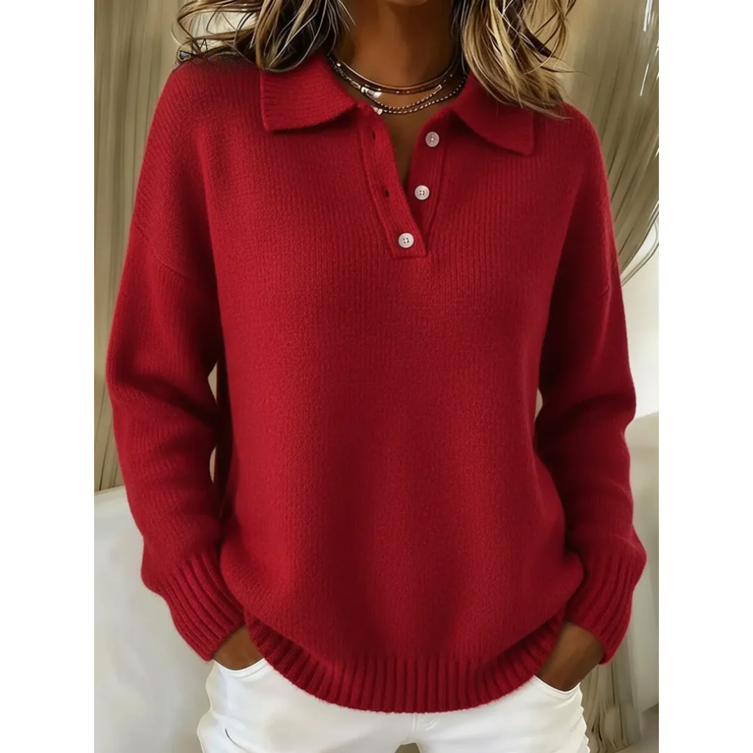 Clara - Pull Polo Élégant
