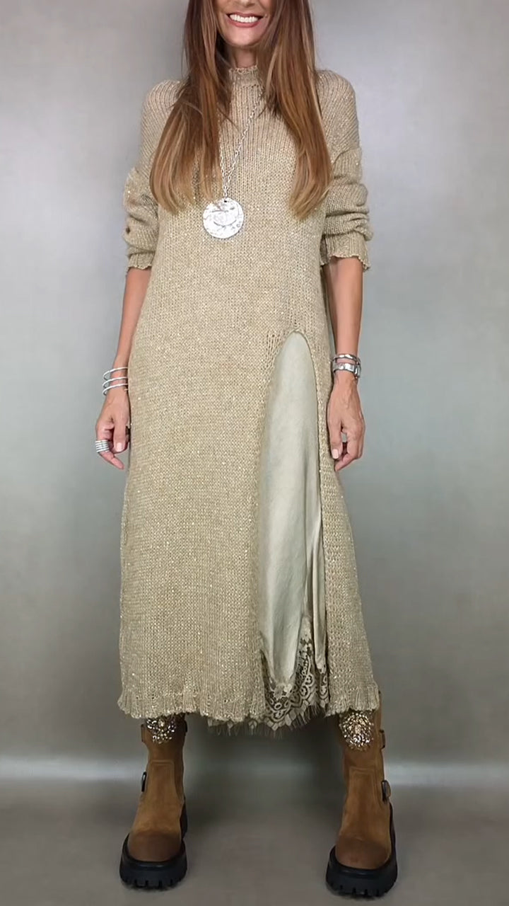 Anarise - Robe Longue Élégante