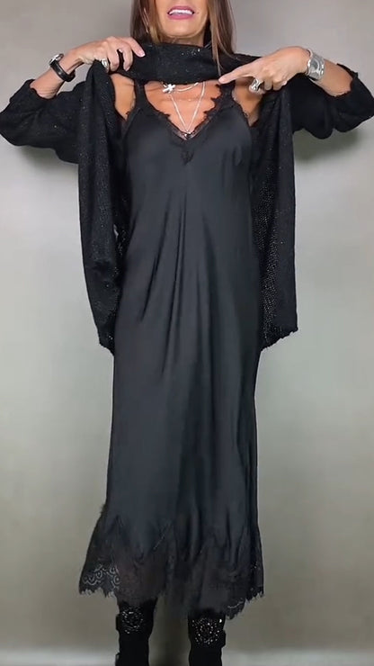 Anarise - Robe Longue Élégante