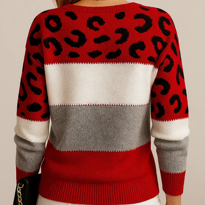 Pascaline - Sweat Imprimé Panthère Chic