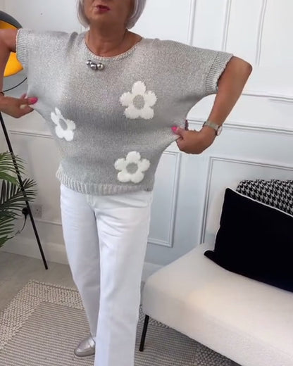 Daisy - Pull Fleuri Élégant