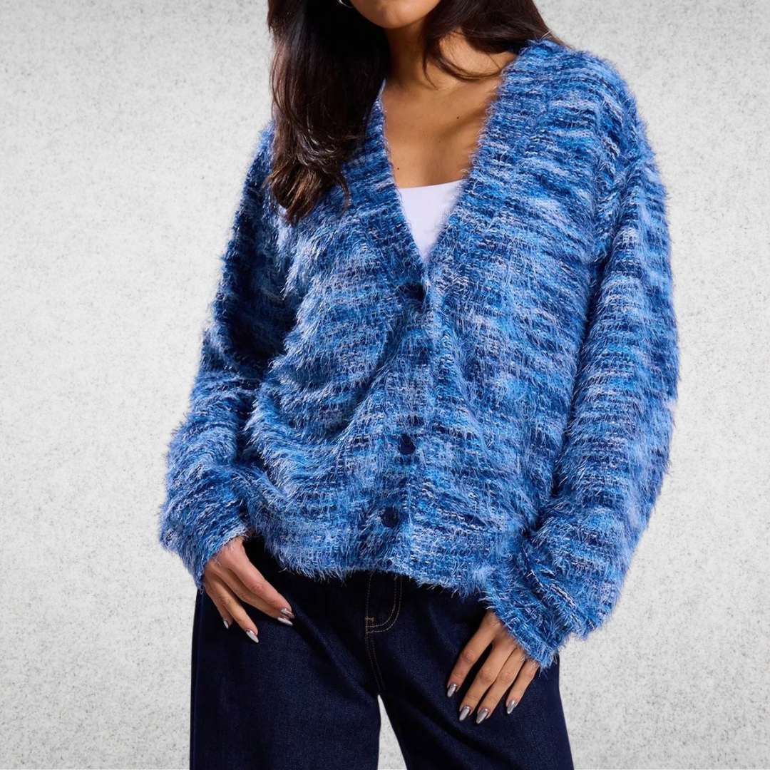 Mona - Gilet multicolore décontracté