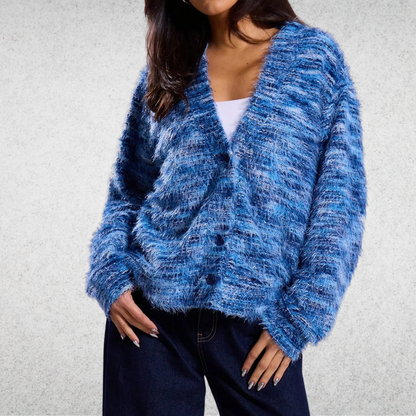 Mona - Gilet multicolore décontracté