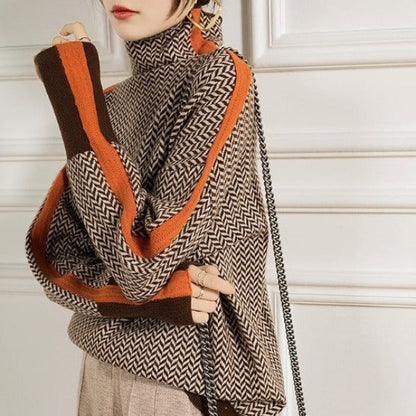 Sylvie - Pull Col Roulé Élégant