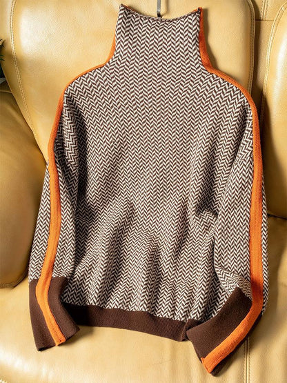 Sylvie - Pull Col Roulé Élégant