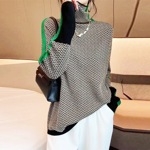 Sylvie - Pull Col Roulé Élégant