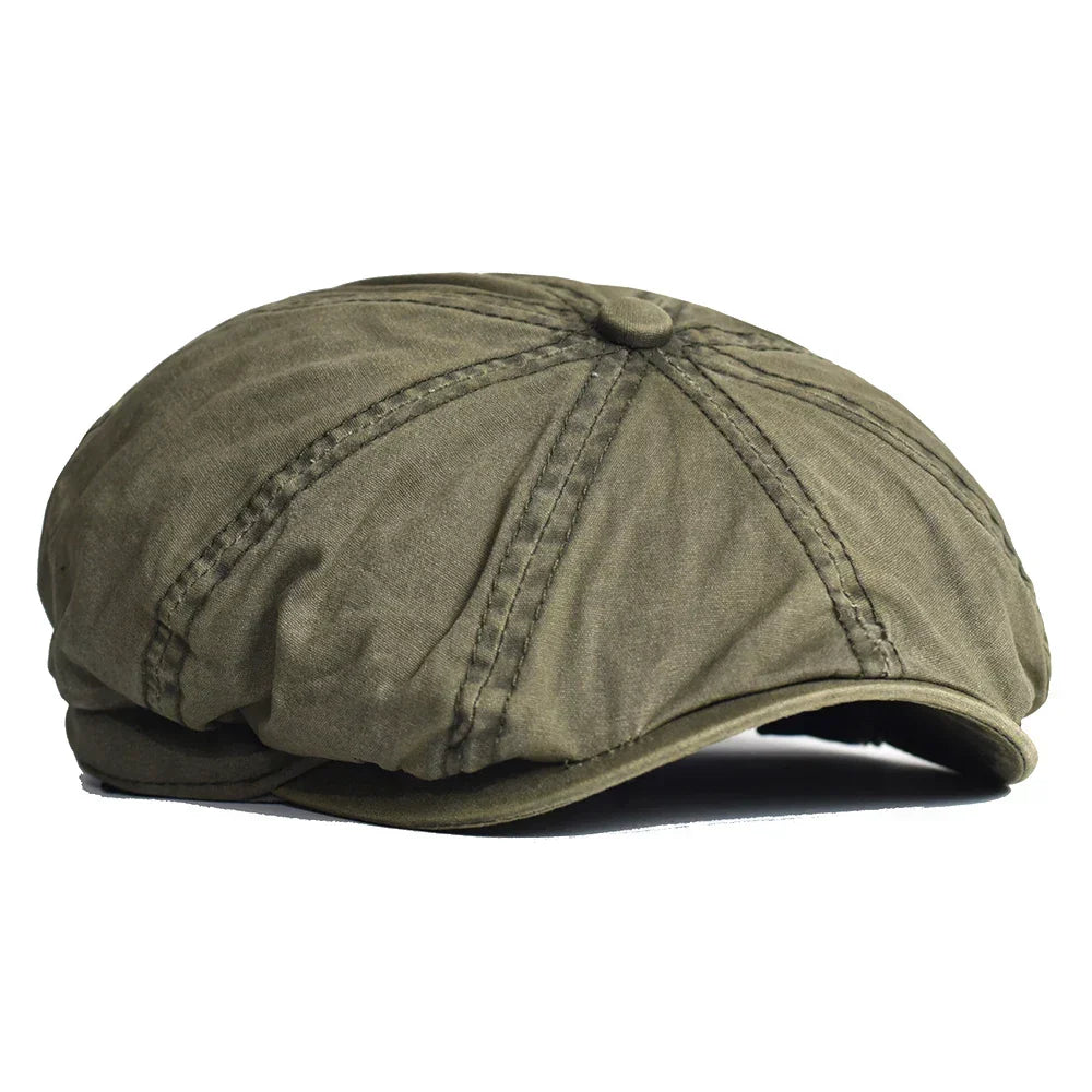 Casquette en coton Bloom™ kaki, visière arrondie, coutures sur le dessus