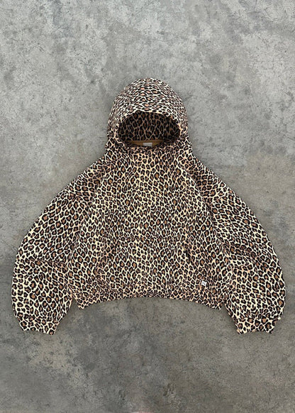 Noémie - Sweat à Capuche Léopard Chic