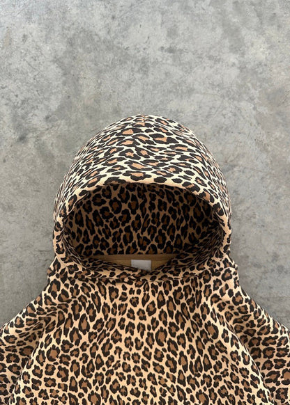Noémie - Sweat à Capuche Léopard Chic