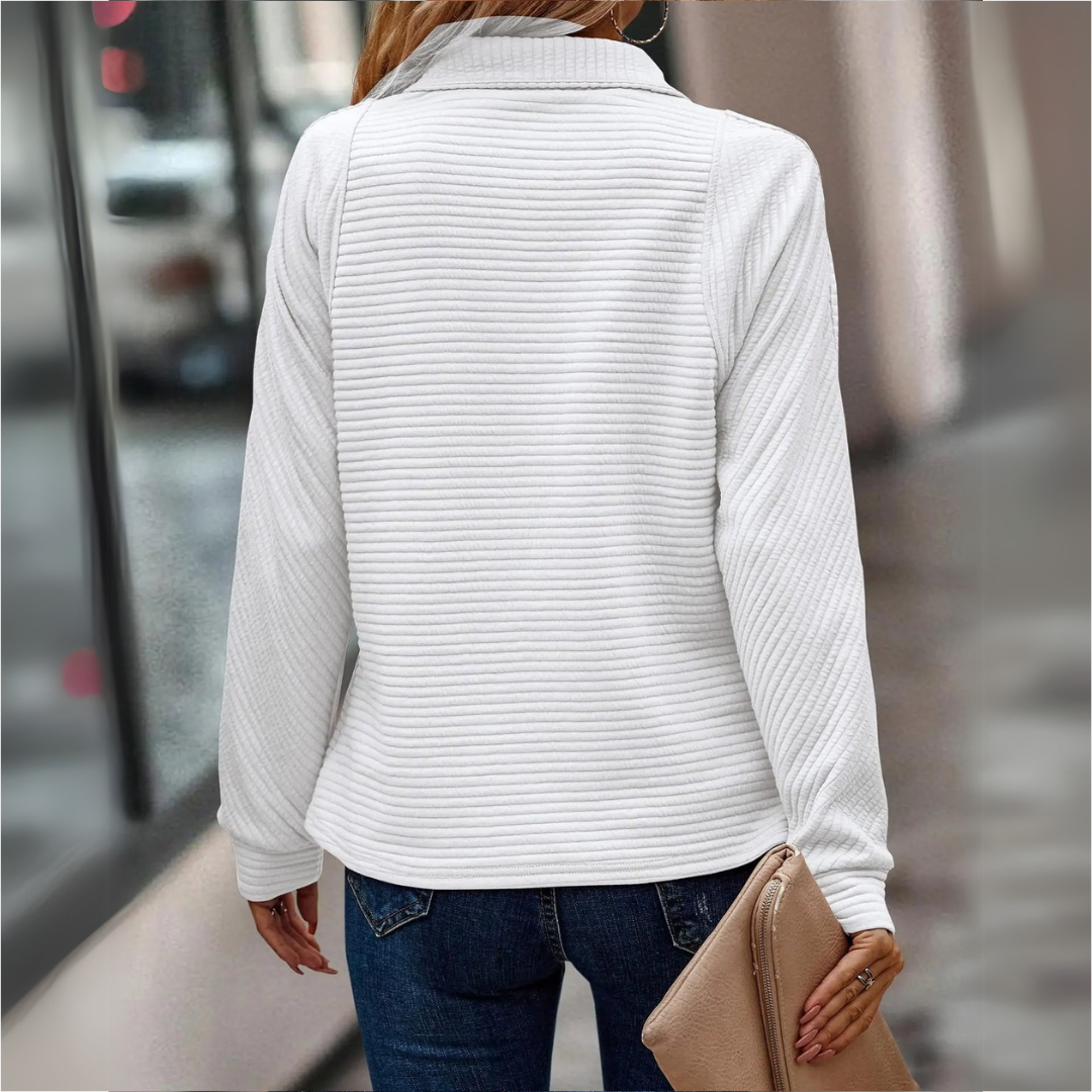 Suzanne - Pull à demi-zip
