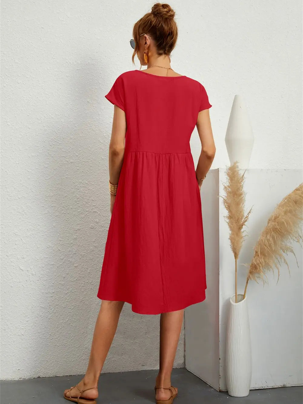 Sage - Robe Décontractée Chic