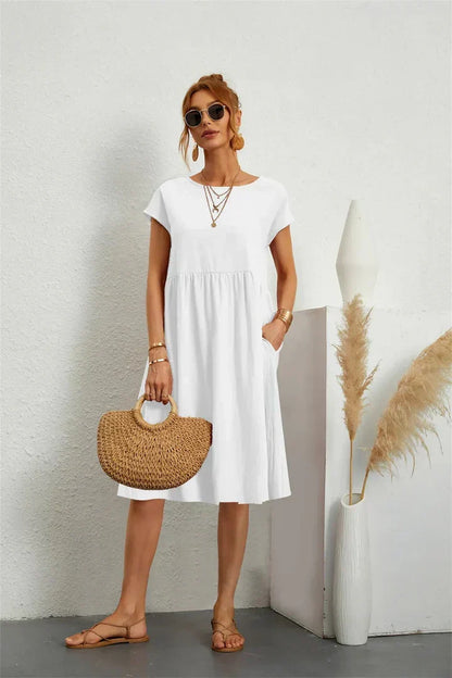 Sage - Robe Décontractée Chic