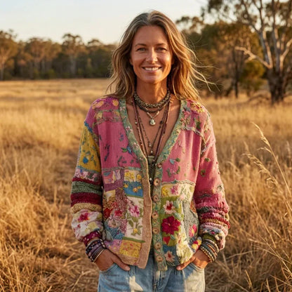 Milla | Cardigan Boho en maille