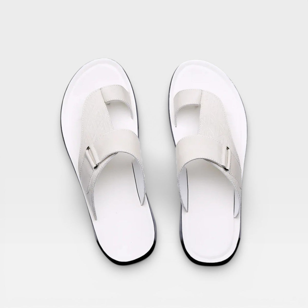 Sandales en cuir pour hommes – Semelle souple pour usage quotidien