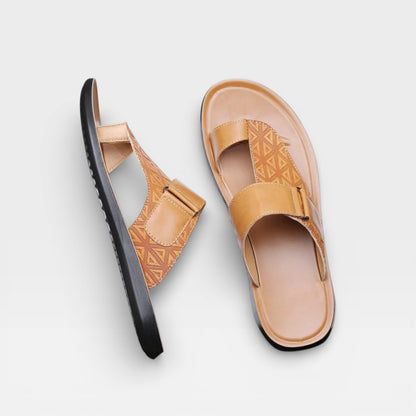 Sandales en cuir pour hommes – Semelle souple pour usage quotidien