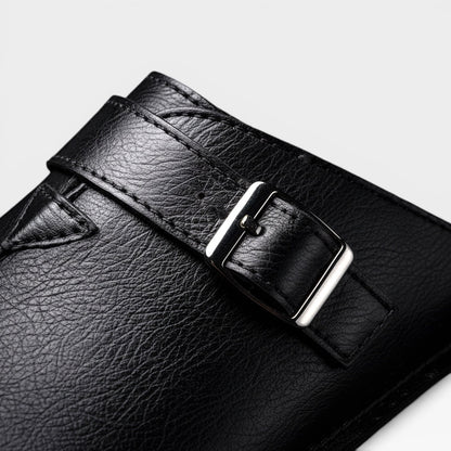 Mules en cuir pour hommes – Sabots d'été à enfiler avec bride à boucle