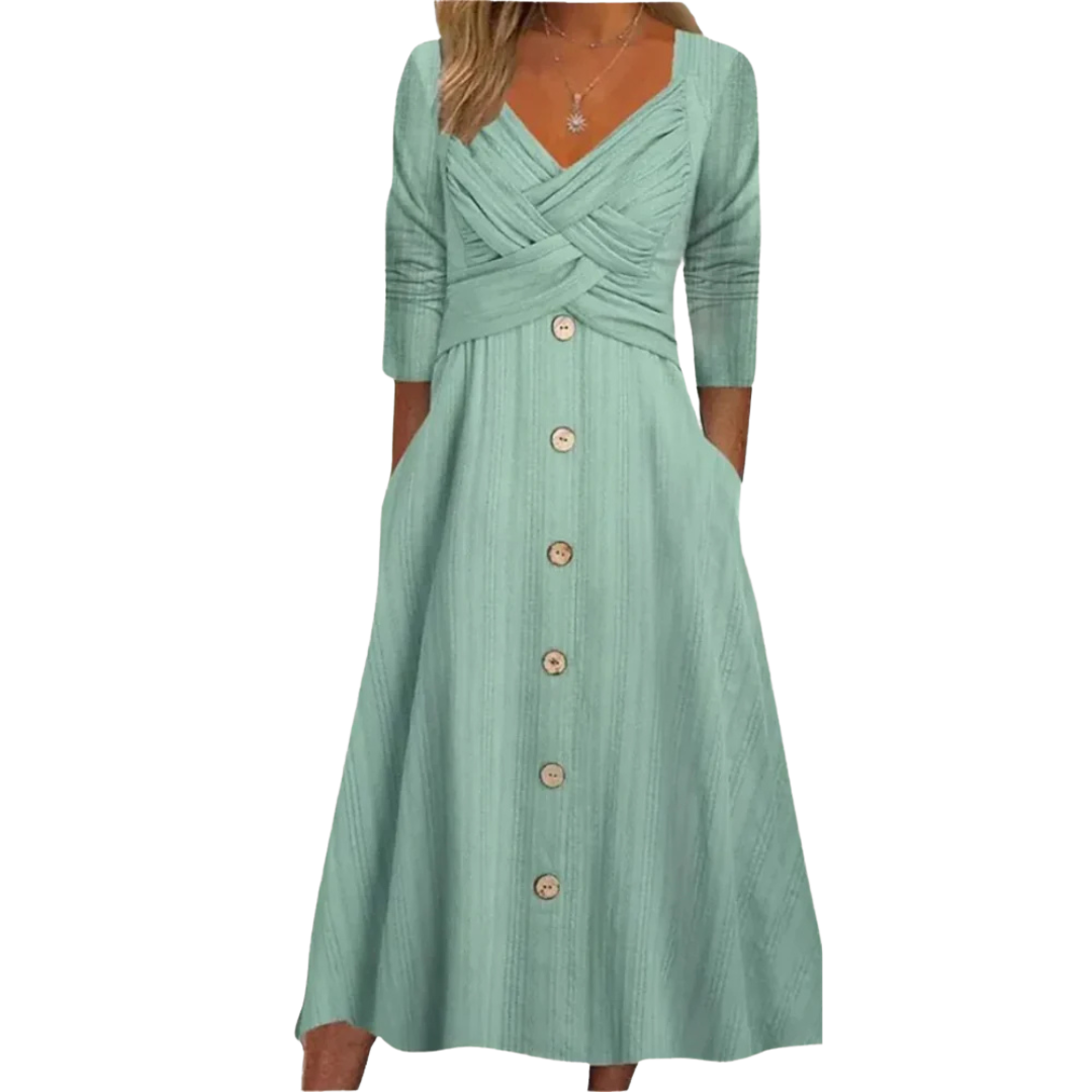 Ella - Élégante Robe Cache-Ventres