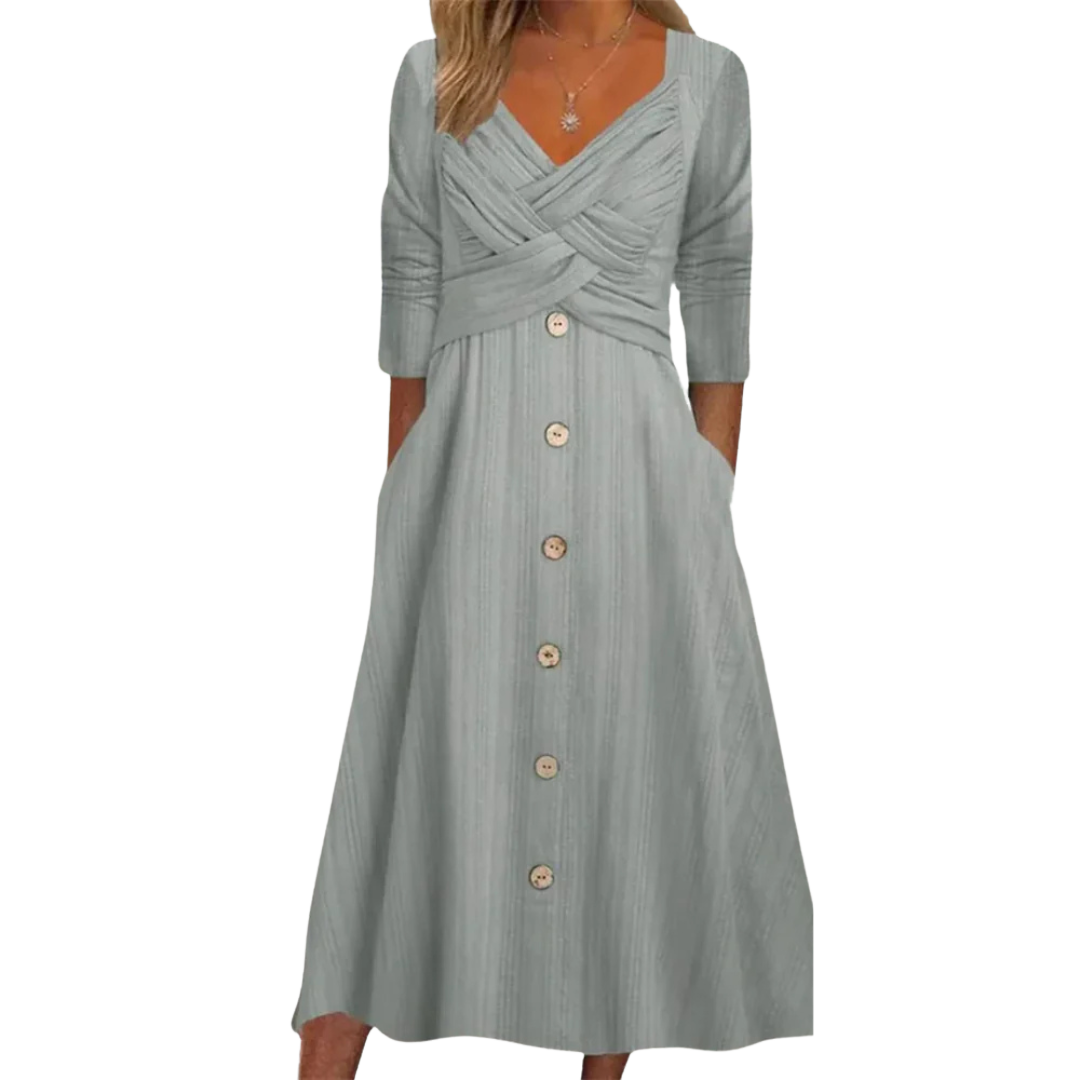 Ella - Élégante Robe Cache-Ventres
