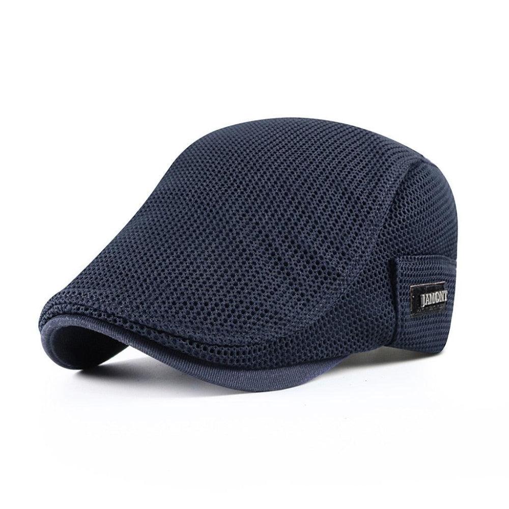 Casquette aérée homme Bloom™ bleu marine, maille respirante et visière courbée