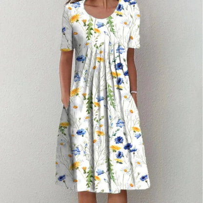 Celeste - Robe Midi Fluide Élégante