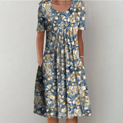 Celeste - Robe Midi Fluide Élégante