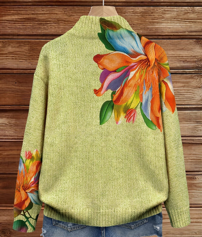 Sidonie | Imprimé floral vibrant de lys tropicaux