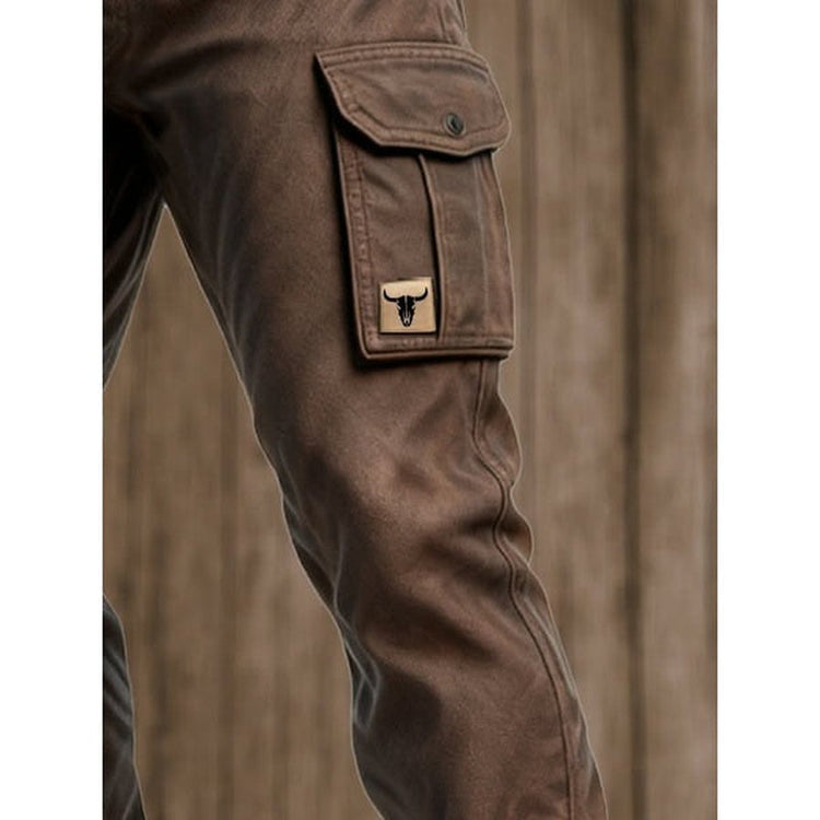 Pantalon cargo slim Jaeff – détail de la poche cargo